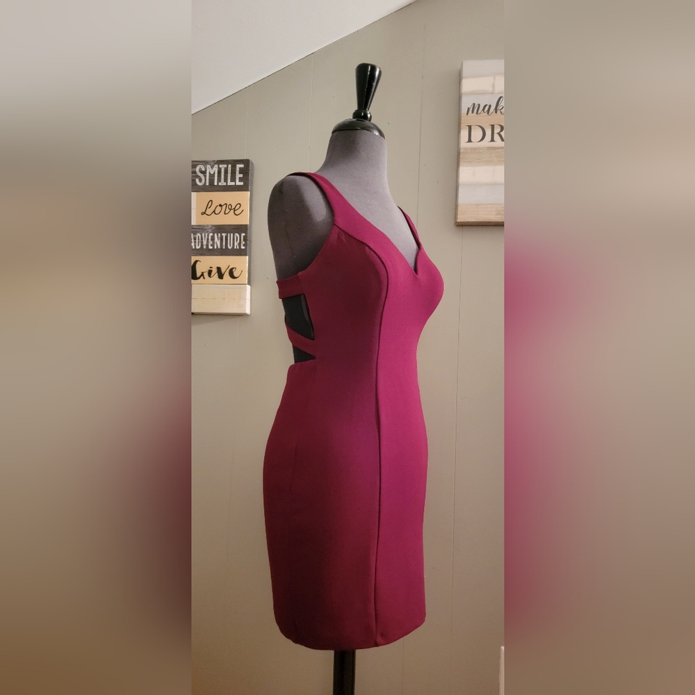 B Darlin Dress maroon